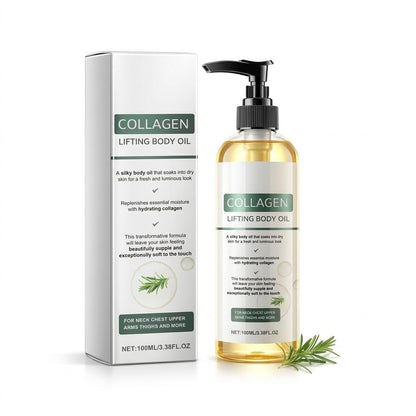 Elycura Collagen Lifting Body Oil – Feuchtigkeitsspendendes Körperöl für glattere, straffere Haut, 100 ml