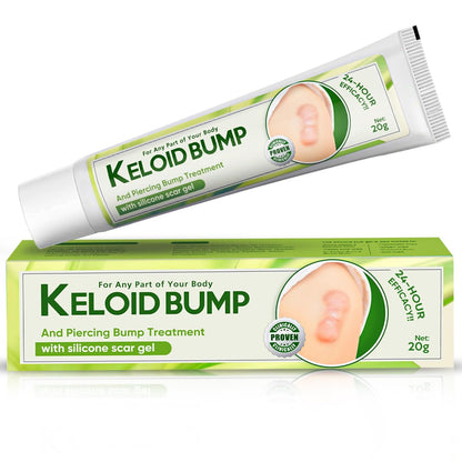 Keloid-Narbenentfernungs-Creme, Silikon-Aknenarben-Gel, sanfte & wirksame Nachsorge bei Verletzungen & Operationen, Hautreparatur für Gesicht & Körper