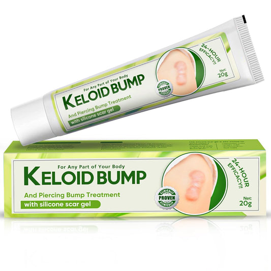 Keloid-Narbenentfernungs-Creme, Silikon-Aknenarben-Gel, sanfte & wirksame Nachsorge bei Verletzungen & Operationen, Hautreparatur für Gesicht & Körper