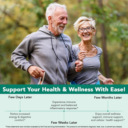 Soursop Bitters Liquid Drops 12-in-1 Komplex - 2 Fl Oz | Angereichert mit Seemoos, Moringa, Kurkuma & Ashwagandha-Extrakt | Pflanzliches Tonikum für Immununterstützung & Verdauungswohl | Vitamin C & D3 | Vegan