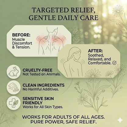2er-Pack Total Relief Magnesium Creme mit MSM & Arnika – Sanfte Formel für tägliches Wohlbefinden, nicht fettend, für Beine, Schultern & Rücken, milde Inhaltsstoffe zur Beruhigung der Haut