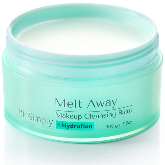 BioSimply Makeup Cleansing Balm – Feuchtigkeitsspendender Make-up-Entferner mit Hyaluronsäure und Ceramid NP, 100 g