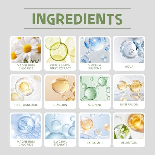 Total ReliefSun Beruhigende Magnesiumcreme mit MSM & Arnika – Nervenberuhigende Körpercreme mit milden Inhaltsstoffen (50g/1,76oz)
