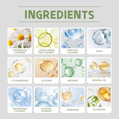 Total ReliefSun Beruhigende Magnesiumcreme mit MSM & Arnika – Nervenberuhigende Körpercreme mit milden Inhaltsstoffen (50g/1,76oz)