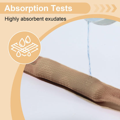 Elastische Nasenbandage, Nasenverbandhalter, einzeln verpackt für die Erholung nach Rhinoplastik & Septumplastik, externer atmungsaktiver Nasenverband mit hoher Saugfähigkeit (10 Stück, Beige)