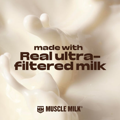 Muscle Milk High Protein Shake Vanille Creme – 12er Pack 11 fl oz, 26g Protein, 3g Zucker, 160 Kalorien, ohne künstliche Aromen und Süßstoffe