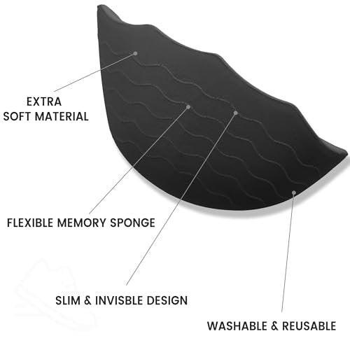 Schuhfüller-Einlagen für zu große Schuhe – Anti-Rutsch-Zehen- und Fersenpolster mit ergonomischem Design | Verstellbare Einlegesohlen für große Schuhe verhindern Fersenrutschen