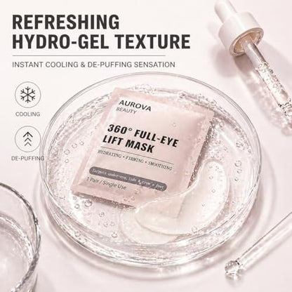 IaramI Aurova Beauty Eye Mask – Bio-Collagen Peptid Komplex & Vitamin C, 12 Stück