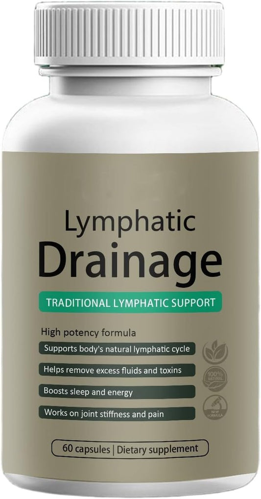 HTKINMI Sculptique Lymphatische Drainage Kapseln – Maximale Potenz mit Löwenzahn- und Klettenextrakt – Unterstützt Reduzierung von Cellulite – 60 Kapseln