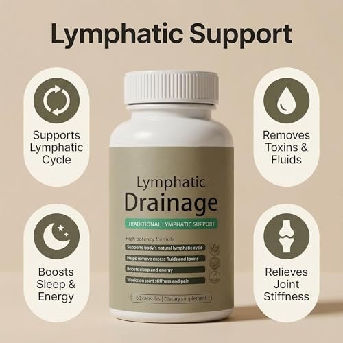 HTKINMI Sculptique Lymphatische Drainage Kapseln – Maximale Potenz mit Löwenzahn- und Klettenextrakt – Unterstützt Reduzierung von Cellulite – 60 Kapseln