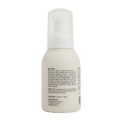 Buddle Clean Cheeks Baby Mizellen-Reinigungsschaum ohne Abspülen mit Kamille, Hamamelis, Arnika, Hautbarriere unterstützend, 100 ml